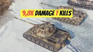 Object 279 early 9,8K Damage 7 Kills World of Tanks