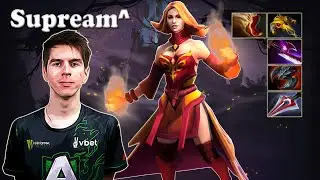 Supream - Lina Midlane | Dota 2 7.30e Gameplay