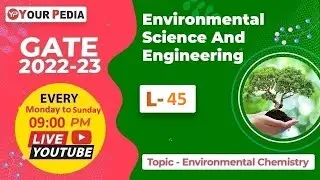 #45 | GATE ES 2022-23 | Environmental Science | Water Quality Parameters 7 | GATE ES Free videos