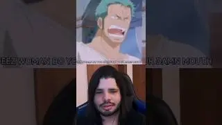 Zoro Being Romantic #anime #reaction #onepiece