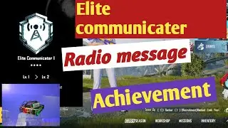 Elite communication/how to use radio message in PUBG mobile #pubgmobile #bgmi