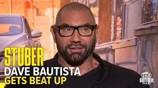 Dave Bautista gets beat up in Stuber | Extra Butter Interview
