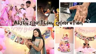 Akshu&rsquo;s Birthday vlog 😍Karwachauth puja #dailyvlog #familyvlog #vlog #trending #fly high with Rashmi