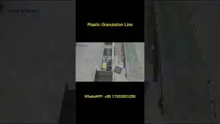 Take a Closer Look at the Plastic Granulation Line in a Factory!