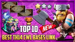 Th14 New Top 10 This CWL Best War Bases with Link | TH14 War Bases Link Th14 Anti Everything Base
