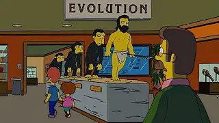 The Simpsons - Evolution vs Creationism