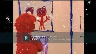 Elmo's World Drawer Pushes Elmo Compilation Winter Snow Filter Overlay 01 #elmosworld