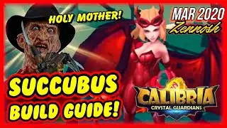Calibria - Succubus Build Guide! Awesome Support! Skills Discussion + Runes Setup! Crystal Guardians