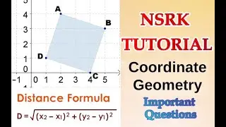 Area of Quadrilateral | Coordinate Geometry | Important Questions | 10th SSC Exam | NSRK TUTORIAL