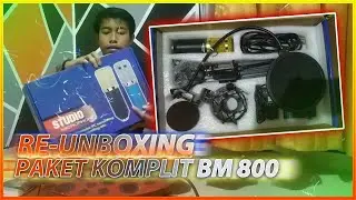 Unboxing Taffware BM 800 Paket  Komplit - Mic untuk Home Recording🔥