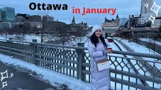 Downtown Ottawa Canada | January 2023 #shorts