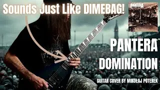 Pantera | Domination | Guitar Cover | Mikołaj Poterek