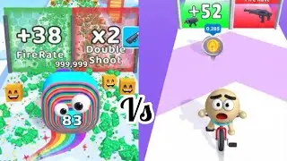 Smash Run Vs Money Shoot Run - All Levels SpeedRun Gameplay Android iOS #gaming 