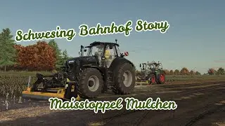 🌽 Fendt 616 gegen den Maisz&uuml;nsler bek&auml;mpfen🤙🏼 [LS25] Schwesing Bahnhof Story #27