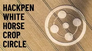 Hackpen White Horse Crop Circle - Wiltshire UK (No. 7 of 2025)