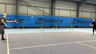 Adult Beginner Tennis Rally Drill (How To)
