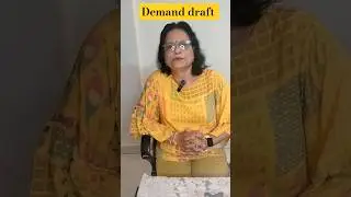 Demand Draft Kya Hota Hai? | DD Ka Full Process Simple #youtubeshorts #shorts #shortsfeed #banking