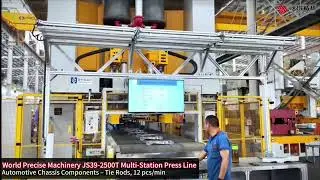 World Precise Machinery JS39-2500T Multi-Station Press Line