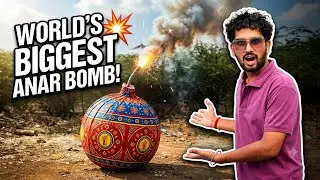 🤯 BIGGEST DIWALI CRACKER EVER TESTED! | GIANT BOMB vs. The Ground! (Extreme Sound & Fire)