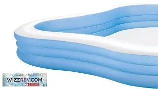 Intex Swim Center 90in x 90in x 2in Inflatable Play Kids Backyard Review