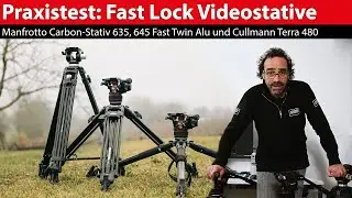 Test Profi-Videostative: Manfrotto 635 Fast Single Carbon, 645 Fast Twin Alu mit Nitrotech 608