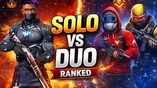 Solo vs Duo Clutch 🔥 | Free Fire Ranked Gameplay