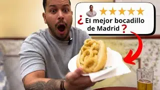 Probando el bocadillo de calamares mas famoso de Madrid 🇪🇸| &iquest;vale la pena la campana en sol?