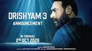 Drishyam 3 - First Look Trailer (2026)Drishyam 3: The Resurgence | Official Trailer | Ajay devgn