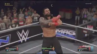 WWE 2K25 john cena  vs the rock vs Roman REIGNS