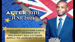WHAT APPLICATION CAN A FAMILY MEMBER OF A RELEVANT EEA CITIZEN APPLY TO JOIN IN THE UK?