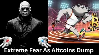 Crypto Market On The Edge, Extreme Fear Returns As ETH And Altcoins Dump. BTC Dominance Bearish