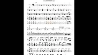 [Preview] RATATATA-BABYMETAL & Electric Callboy(140)-drum sheet music,drumtab,drumscore,드럼악보
