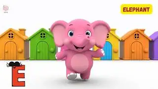 Alphabet Animals A&ndash;Z 🐘🦁 | Color Shops Surprise | Learn ABC for Kids #abcd #kids