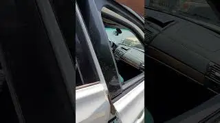 Locked Out? Quick Fix for a Bent Car Door After Unlocking! #shortsvideo #diycarrepair