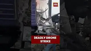 Dozens injured after a &lsquo;savage&rsquo; Russian drone strike hits a Ukrainian railway station amid war