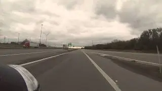Riding my 1986 Honda Magna from the 410 Loop to Briggs Ave in San Antonio Tx.12-11-14