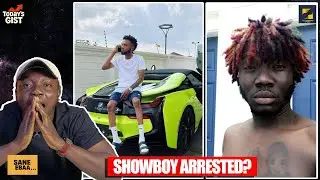 SHOWBOY ARR&pound;ST&pound;D?😳😳😳