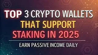 Top 3 Crypto Wallets That Support Staking in 2025 | Earn Passive Income Daily