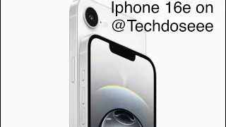 iPhone 16e full details and price in this video @techdose@techdoseee@technical gyan