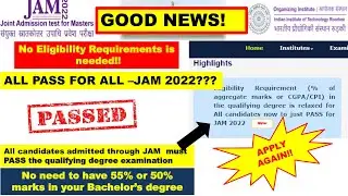 Passing  the qualifying degree examination is enough!!No need to have 55% or 50%marks!!-IIT Roorkee