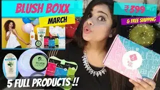 THE BLUSH BOXX UNBOXING / REVIEW 💝 GIVEAWAY | Sana K