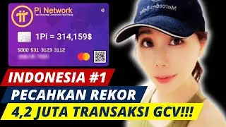 😱 GCV EXPLODES in INDONESIA!!! 🇮🇩 4.2 MILLION TRANSACTIONS 😱 | PI NETWORK GOES GLOBAL 🔥 #1 GLOBAL!