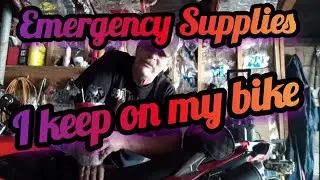 Emergency Supplies I keep on the Hawk 250 Dule Sport Motorcycle