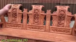 Chia Sẻ Mẫu Tần 14 Hàng Vip Vách Liền Tấm Đục Tay Dựng Trên Chất Liệu Hương Đá Hàng Cao To 