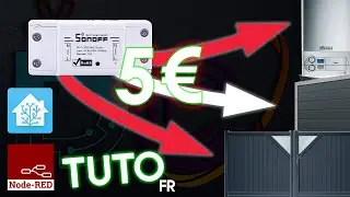 Comment transformer un sonoff basic en contact sec et automatiser chaudi&egrave;re/porte de garage/portail