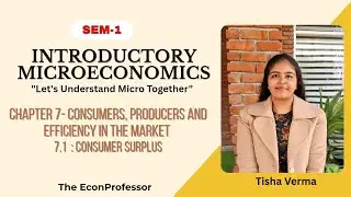 Chapter 7 (Consumer Surplus) | Introductory Microeconomics | B.A.(hons) Economics | Sem 1