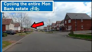 Cycling the entire Mon Bank estate (Maesglas)