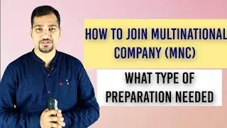 How to Join Multinational Company in Pharma Marketing | MR Job in MNC