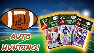 Lots of Numbers! $1 Football Cards Mystery Repacks 7
