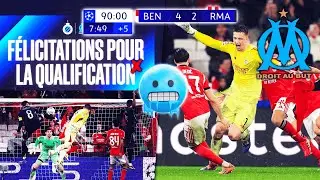 LE BUT DE TRUBIN EN DERNI&Egrave;RE SECONDE ET L'OM &Eacute;LIMIN&Eacute;... BENFICA 4-2 REAL MADRID : 0,00005% ! (bonus)
